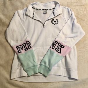 PINK Quarter Zip Sweatshirt